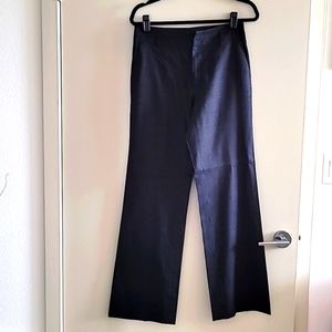 Banana Republic womens linen trouser pant. Size 2. Black color.